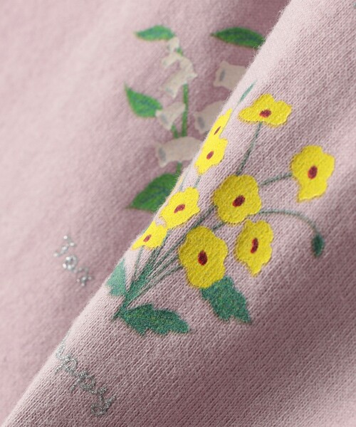 SHIPS（シップス）の「SHIPS KIDS:80～90cm / フラワー ブック 長袖 TEE（Tシャツ/カットソー・キッズ・オフホワイト/ライトピンク・90/80）」の9枚目の写真