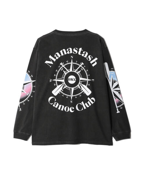 MANASTASH(マナスタッシュ)の「MANASTASH/マナスタッシュ/PUMICE L/S TEE MCC(Tシャツ/カットソー・メンズ・レッド/ホワイト/ブラック・M/S/XL/L)」の7枚目の写真