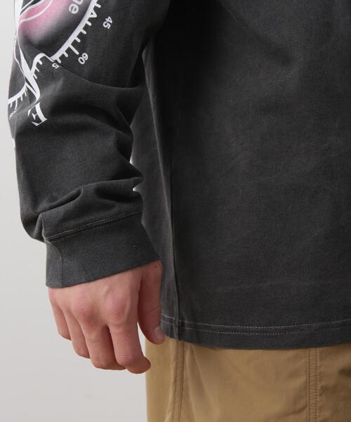 MANASTASH(マナスタッシュ)の「MANASTASH/マナスタッシュ/PUMICE L/S TEE MCC(Tシャツ/カットソー・メンズ・レッド/ホワイト/ブラック・M/S/XL/L)」の16枚目の写真