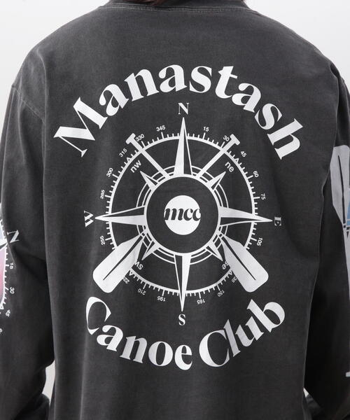 MANASTASH(マナスタッシュ)の「MANASTASH/マナスタッシュ/PUMICE L/S TEE MCC(Tシャツ/カットソー・メンズ・レッド/ホワイト/ブラック・M/S/XL/L)」の18枚目の写真