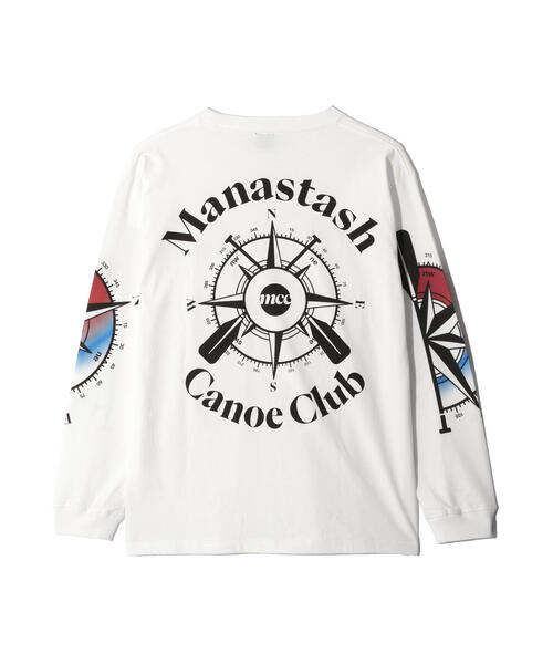 MANASTASH(マナスタッシュ)の「MANASTASH/マナスタッシュ/PUMICE L/S TEE MCC(Tシャツ/カットソー・メンズ・レッド/ホワイト/ブラック・M/S/XL/L)」の19枚目の写真