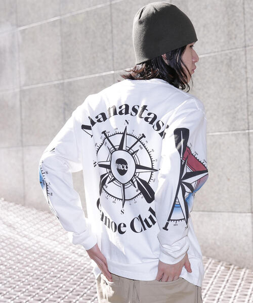 MANASTASH(マナスタッシュ)の「MANASTASH/マナスタッシュ/PUMICE L/S TEE MCC(Tシャツ/カットソー・メンズ・レッド/ホワイト/ブラック・M/S/XL/L)」の20枚目の写真