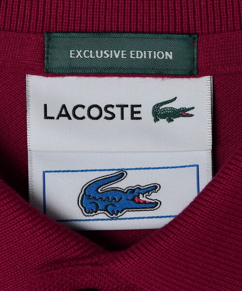LACOSTE（ラコステ）の「【SHIPS別注】LACOSTE: ドロップテイル ポロシャツ（ポロシャツ・メンズ・ネイビー/ホワイト/グリーン/ブラック/ワイン・2/3/4/5/6）」の21枚目の写真
