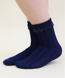axes femme POETIQUE | ラメ入りレースソックス(ソックス/靴下)