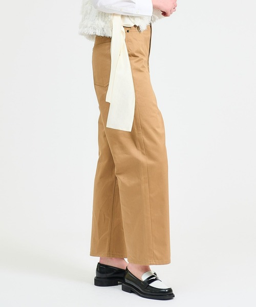 NAILS(ネイル)の「NAILS / チノ ハイウエストワイドパンツ(その他パンツ・レディース・キャメル・23/24/25/26/27)」の2枚目の写真