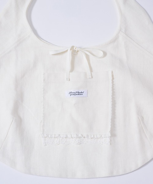 GIUNON（ジウノン）の「double lace round tote / ダブルレースラウンドトート（トートバッグ・レディース・ホワイト・FREE）」の16枚目の写真