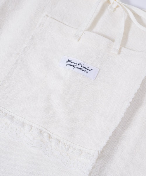 GIUNON（ジウノン）の「double lace round tote / ダブルレースラウンドトート（トートバッグ・レディース・ホワイト・FREE）」の17枚目の写真