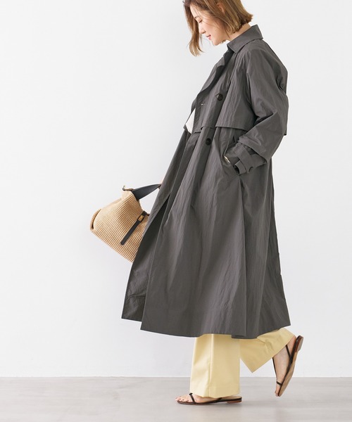 MICA&DEAL（マイカ＆ディール）の「レイヤートレンチコート（トレンチコート・レディース・ライトベージュ/チャコールグレー/ベージュ・FREE）」の7枚目の写真