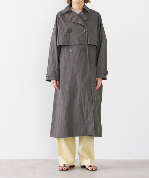 MICA&DEAL（マイカ＆ディール）の「レイヤートレンチコート（トレンチコート・レディース・ライトベージュ/チャコールグレー/ベージュ・FREE）」の10枚目の写真