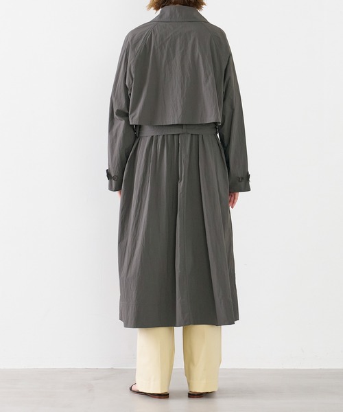 MICA&DEAL（マイカ＆ディール）の「レイヤートレンチコート（トレンチコート・レディース・ライトベージュ/チャコールグレー/ベージュ・FREE）」の12枚目の写真