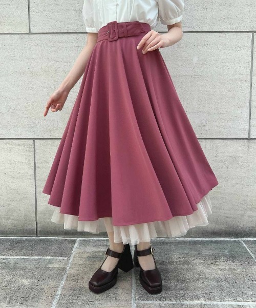 【WEB限定】パニエサーキュラースカート F i.n.t｜パニエサーキュラースカート | Rakuten Fashion(楽天