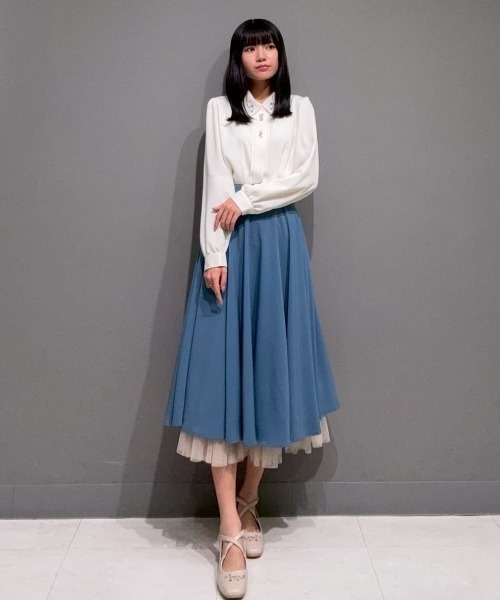 大人気リピート生産決定！】パニエサーキュラースカート【新色追加/3色