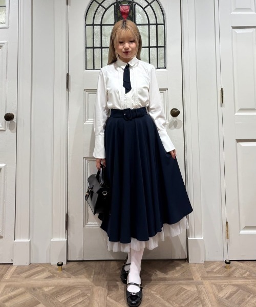 大人気リピート生産決定！】パニエサーキュラースカート【新色