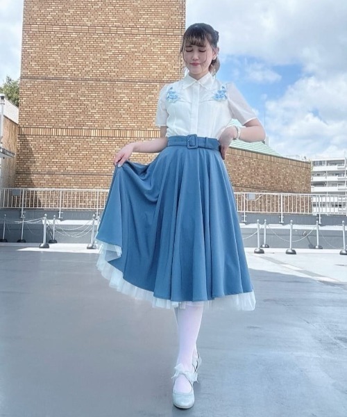 大人気リピート生産決定！】パニエサーキュラースカート【新色