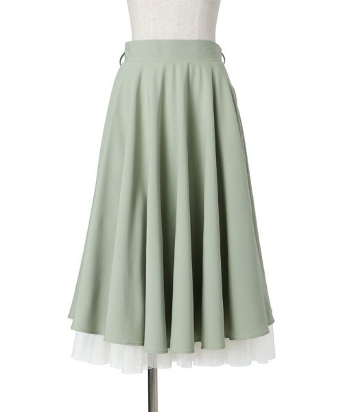 an another angelus(アンアナザーアンジェラス)の「【大人気リピート生産決定!】パニエサーキュラースカート【新色追加/3色展開】(スカート・レディース・ブルー/ライトグリーン/ブラック/ライトピンク/ライトグレー/ピンク/ミント/ネイビー・FREE)」の16枚目の写真