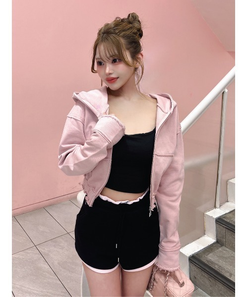 Darich(ダーリッチ)の「カラードッキングスウェットセットアップ(セットアップ・レディース・グレー/ブラック/ネイビー・FREE/FL)」の20枚目の写真