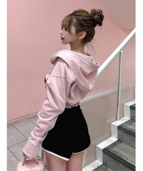 Darich(ダーリッチ)の「カラードッキングスウェットセットアップ(セットアップ・レディース・グレー/ブラック/ネイビー・FREE/FL)」の21枚目の写真