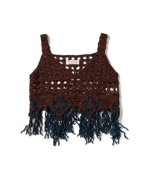 ベスト ジレ LOGAN Knitting Mills / モール ペーパー ビスチェ レディース LOGAN knitting mills ベスト ジレ Knitting Mills / モール