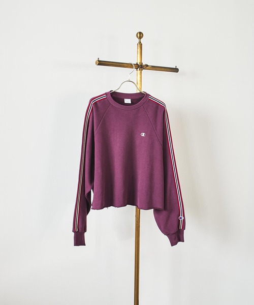Champion(チャンピオン)の「【Champion別注】ROSE BUD×Champion SIDE LINE SWEAT(スウェット・レディース・ベージュ/バーガンディー/ブラック・ONE SIZE)」の11枚目の写真