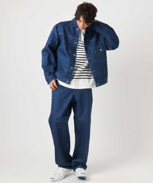セール】【大人デニム】デニムトラッカージャケット Gジャン