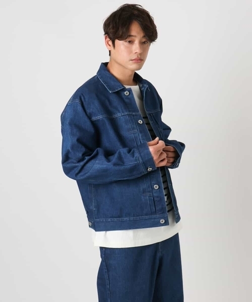 セール】【大人デニム】デニムトラッカージャケット Gジャン
