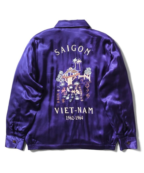 HOUSTON ベトジャンレーヨンスカジャンM HOUSTON / ヒューストン 51365 RAYON VIETNAM JACKET / レーヨン