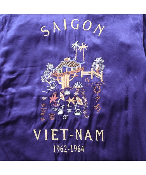 セール】HOUSTON レーヨンスカジャン(VIETNAM②)（スカジャン