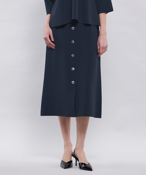 セール】【La maglia】 フロントボタンニットスカート（スカート