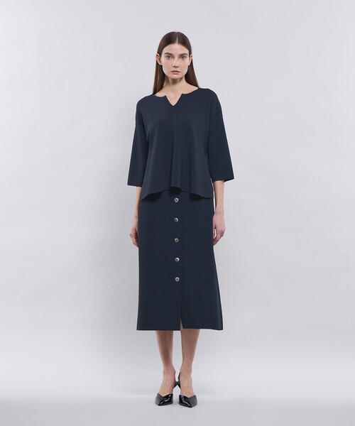 セール】【La maglia】 フロントボタンニットスカート（スカート