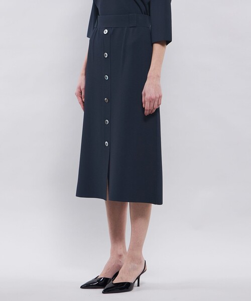 EPOCA(エポカ)の「【La maglia】 フロントボタンニットスカート(スカート・レディース・ネイビー/オフホワイト・40/38)」の9枚目の写真