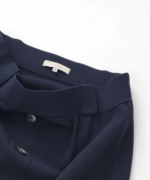 EPOCA(エポカ)の「【La maglia】 フロントボタンニットスカート(スカート・レディース・ネイビー/オフホワイト・40/38)」の4枚目の写真
