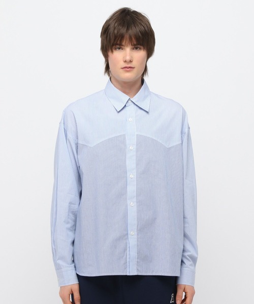 3.3 Field Trip (3.3フィールドトリップ)の「3.3 Field Trip/ウェスタンストライプシャツ(シャツ/ブラウス・メンズ・ブラック/ライトブルー・FREE)」の16枚目の写真