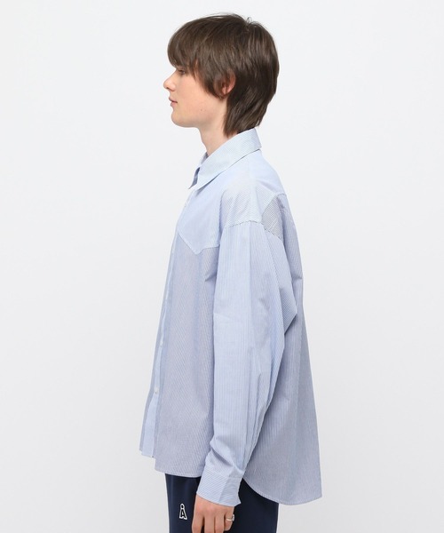 3.3 Field Trip (3.3フィールドトリップ)の「3.3 Field Trip/ウェスタンストライプシャツ(シャツ/ブラウス・メンズ・ブラック/ライトブルー・FREE)」の17枚目の写真