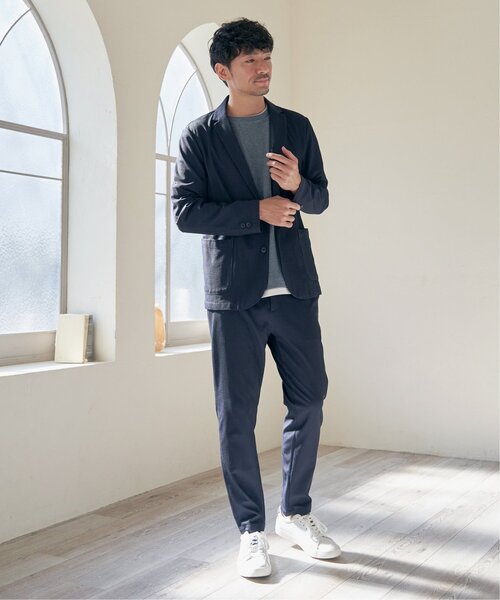 IKKA LOUNGE(イッカラウンジ)の「【雑誌MonoMax5月号掲載】GOKU楽ワークサッカーパンツ【セットアップ対応】(その他パンツ・メンズ・ネイビー/ベージュ・L/M/S/XL)」の11枚目の写真