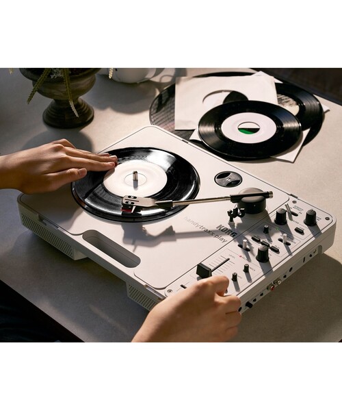 BEAMS RECORDS(ビームスレコーズ)の「KORG / handytraxx play(生活家電・メンズ・グレー・ONE SIZE)」の2枚目の写真