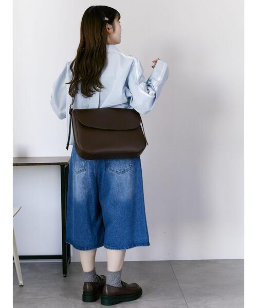 ehka sopo(エヘカソポ)の「エコレザーショルダーバッグ(ハンドバッグ・レディース・ブラウン/グレー/ブラック・F)」の10枚目の写真