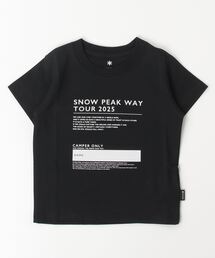 Snow Peak（スノーピーク）の「Kids SPW Tour 2025 T-Shirt キッズ 子供服 Tシャツ（Tシャツ/カットソー）」