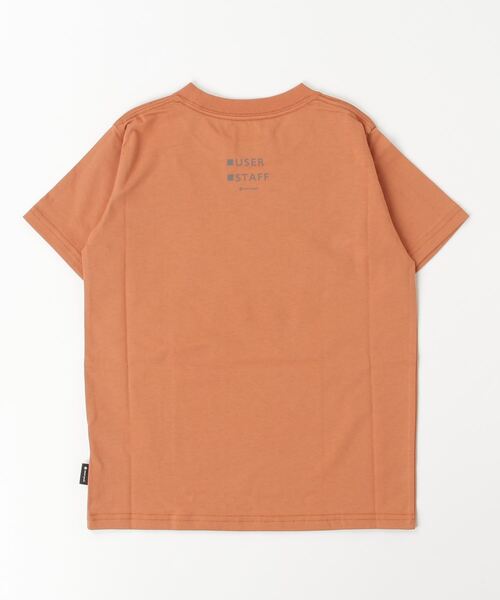 Snow Peak（スノーピーク）の「Kids SPW Tour 2025 T-Shirt キッズ 子供服 Tシャツ（Tシャツ/カットソー・キッズ・オレンジ/ホワイト/ブラック/ブルー・125cm/110cm/140cm/95cm）」の7枚目の写真