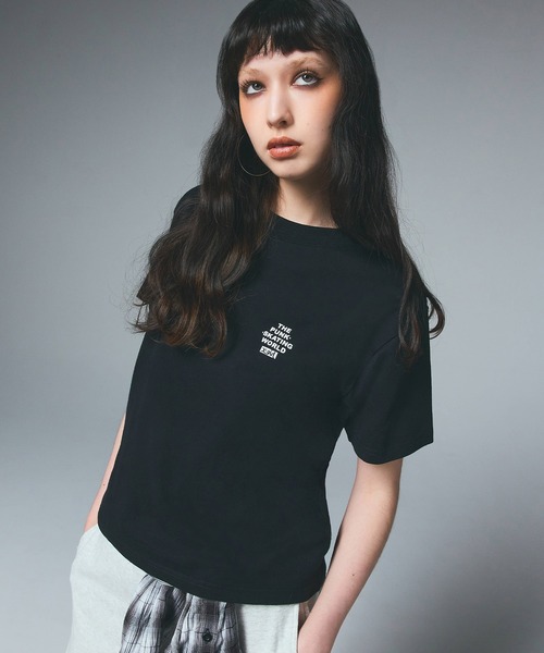 tシャツ STAR SPRAY LOGO S/S TEE レディース メンズ X-girl tシャツ STAR SPRAY LOGO S/S TEE レディース メンズ