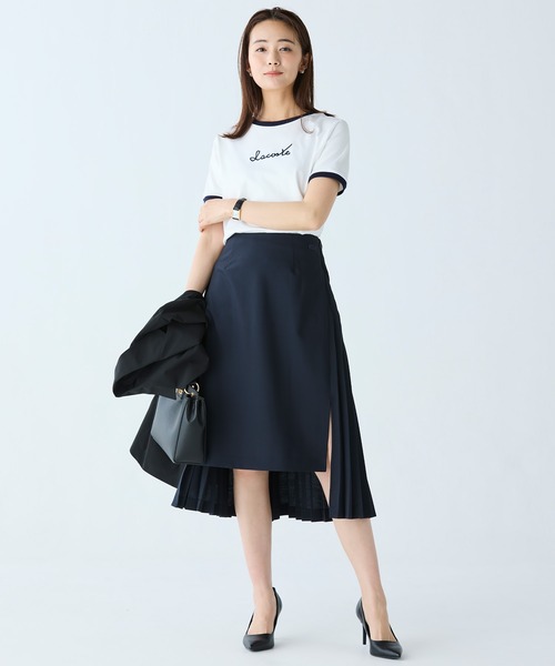 LACOSTE(ラコステ)の「前後切り替えプリーツスカート(スカート・レディース・ダークネイビー・40/38/36/34)」の6枚目の写真