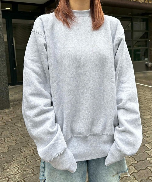 CAMBER(キャンバー)の「CAMBER / Cross-Knit SWEAT CREW NECK / CAM234(スウェット・メンズ・グレー/ブラック/ホワイト・X-LARGE/LARGE/MEDIUM)」の5枚目の写真