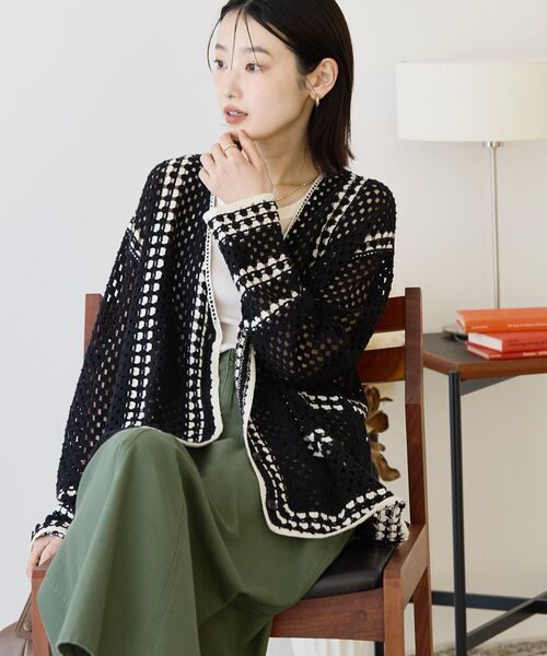 セール】クロシェカーディガン（カーディガン/ボレロ