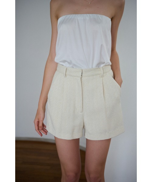Estella.K(エステラケー)の「Gigi Tweed Shorts ツイードショートPT(その他パンツ・レディース・チェック/ブラック/アイボリー系・SMALL/MEDIUM)」の16枚目の写真