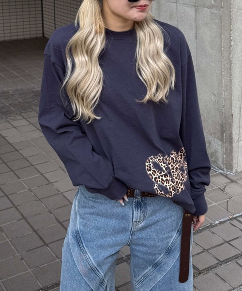 sedacle(セダクル)の「アソートサイドプリントロンT(Tシャツ/カットソー・メンズ・ベージュ/ブラック系その他/チャコールグレー・SMALL/MEDIUM/LARGE)」の3枚目の写真