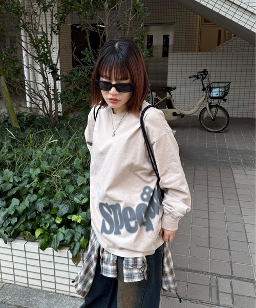 sedacle(セダクル)の「アソートサイドプリントロンT(Tシャツ/カットソー・メンズ・ベージュ/ブラック系その他/チャコールグレー・SMALL/MEDIUM/LARGE)」の18枚目の写真