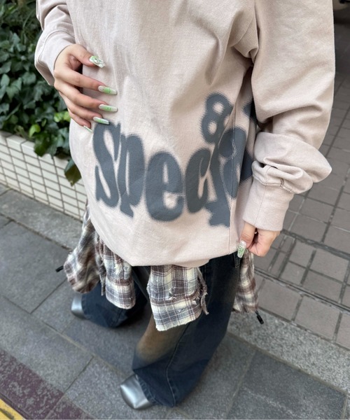 sedacle(セダクル)の「アソートサイドプリントロンT(Tシャツ/カットソー・メンズ・ベージュ/ブラック系その他/チャコールグレー・SMALL/MEDIUM/LARGE)」の21枚目の写真