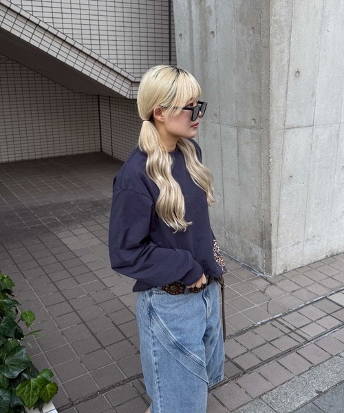 sedacle(セダクル)の「アソートサイドプリントロンT(Tシャツ/カットソー・メンズ・ベージュ/ブラック系その他/チャコールグレー・SMALL/MEDIUM/LARGE)」の11枚目の写真