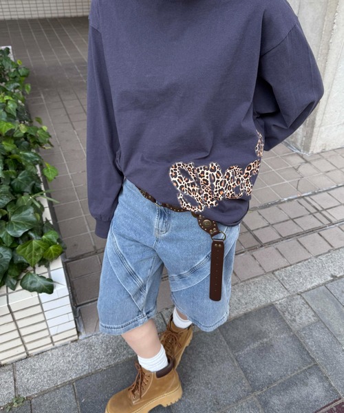 sedacle(セダクル)の「アソートサイドプリントロンT(Tシャツ/カットソー・メンズ・ベージュ/ブラック系その他/チャコールグレー・SMALL/MEDIUM/LARGE)」の13枚目の写真