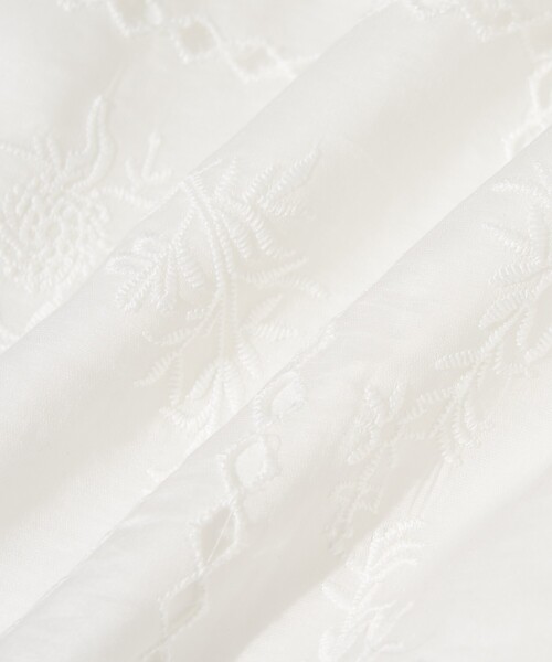 Firsthand（ファーストハンド）の「Firsthand/ファーストハンド スクエア刺繍 ワイドシルエット イージーパンツ / セットアップ対応（その他パンツ・レディース・ホワイト/ブラック・S/M）」の10枚目の写真