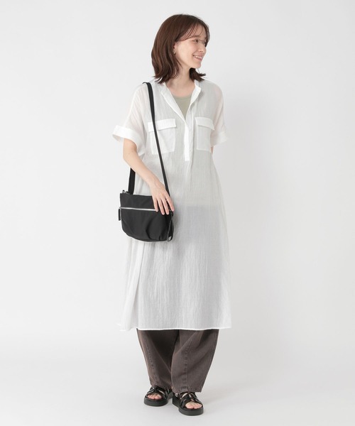 studio CLIP（スタディオクリップ）の「2WAYレースタンクトップ[プラスサイズあり]（タンクトップ・レディース・アイボリー/ライトグレー/スモーク/ライトグリーン/ピンク/オフホワイト/ラベンダー/カーキ/ブラック/ライトベージュ・MEDIUM/LARGE/X-LARGE/XXX-LARGE/XX-LARGE）」の14枚目の写真